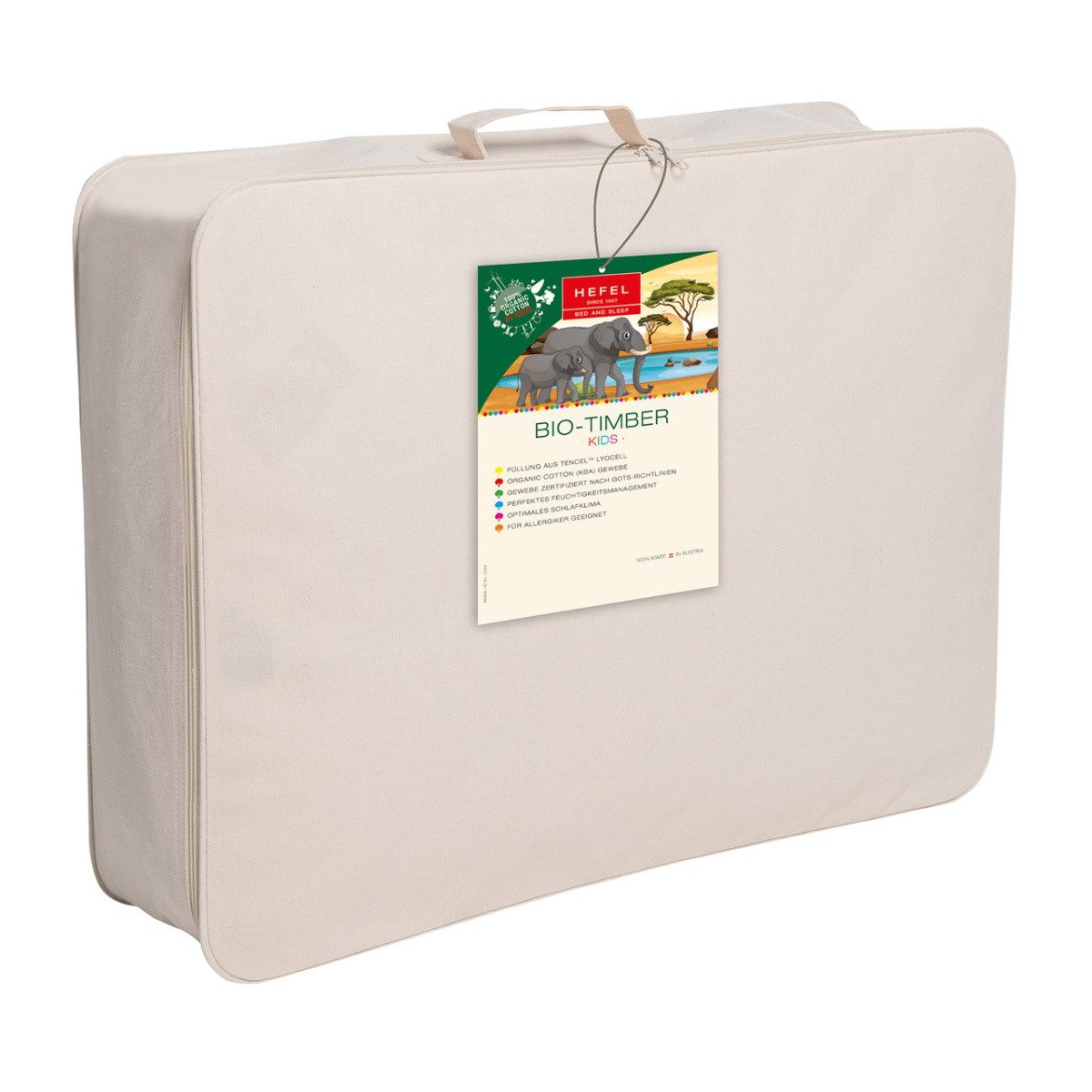 Hefel Naturfaserkopfkissen, Füllung: 100% TENCEL™ Viskose (Lyocell), Bezug: günstig online kaufen