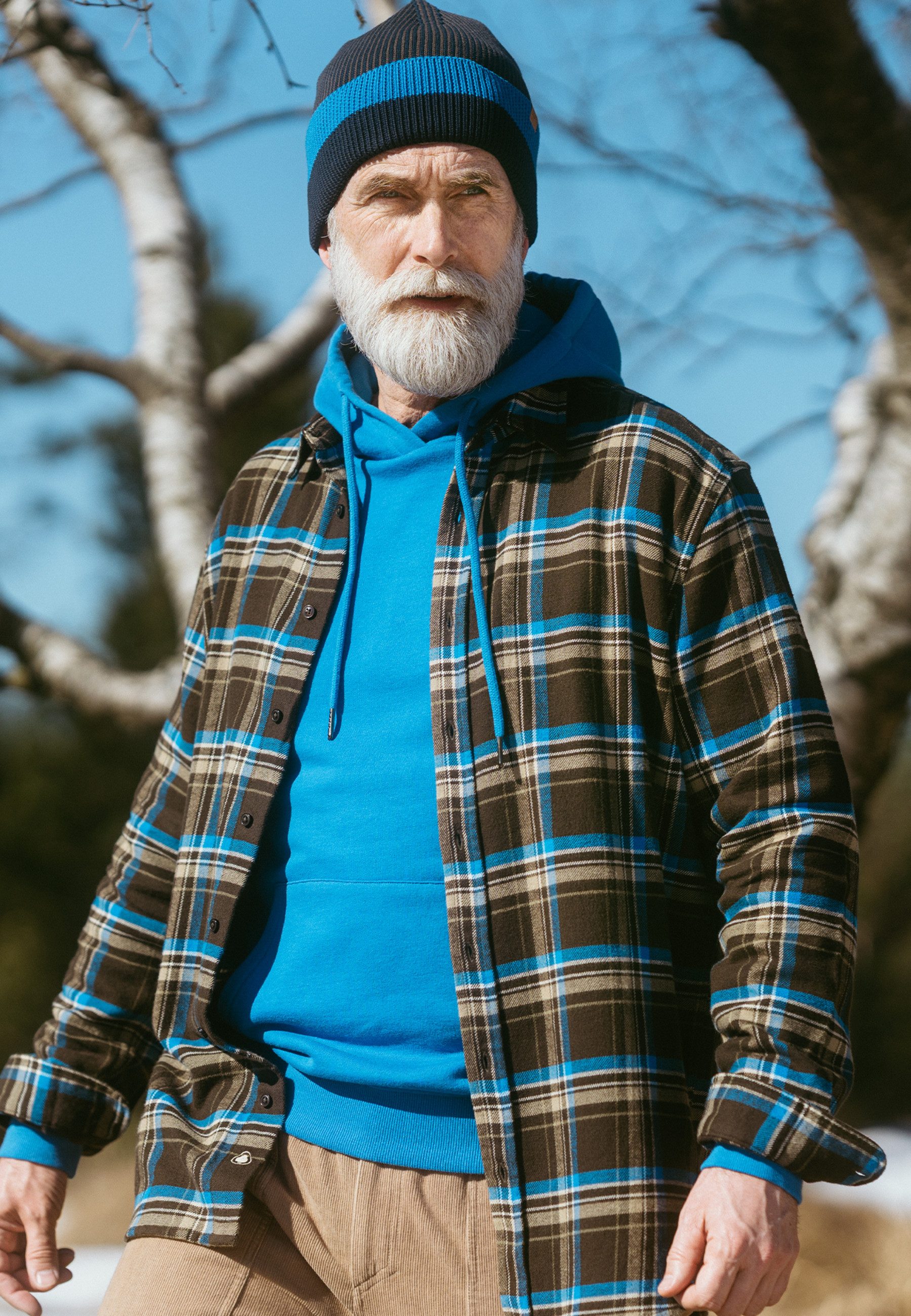 LIVING CRAFTS Kapuzenpullover SASSO GOTS zertifiziert