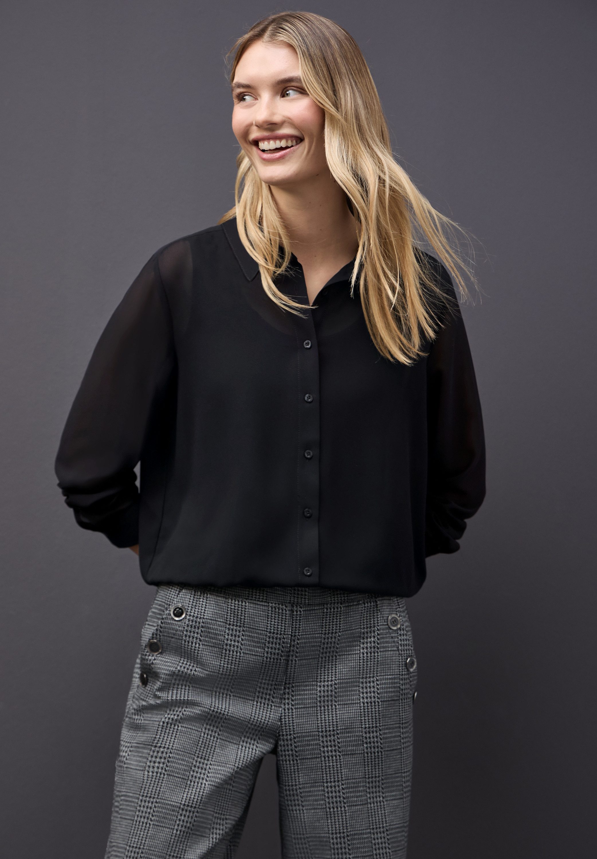 STREET ONE Chiffonbluse