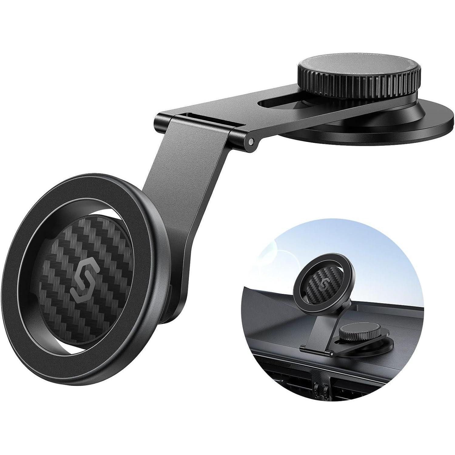 LuxusKollektion Handy-Halterung Handyhalterung Auto Magnetisch Armaturenbrett Faltbar Schwarz