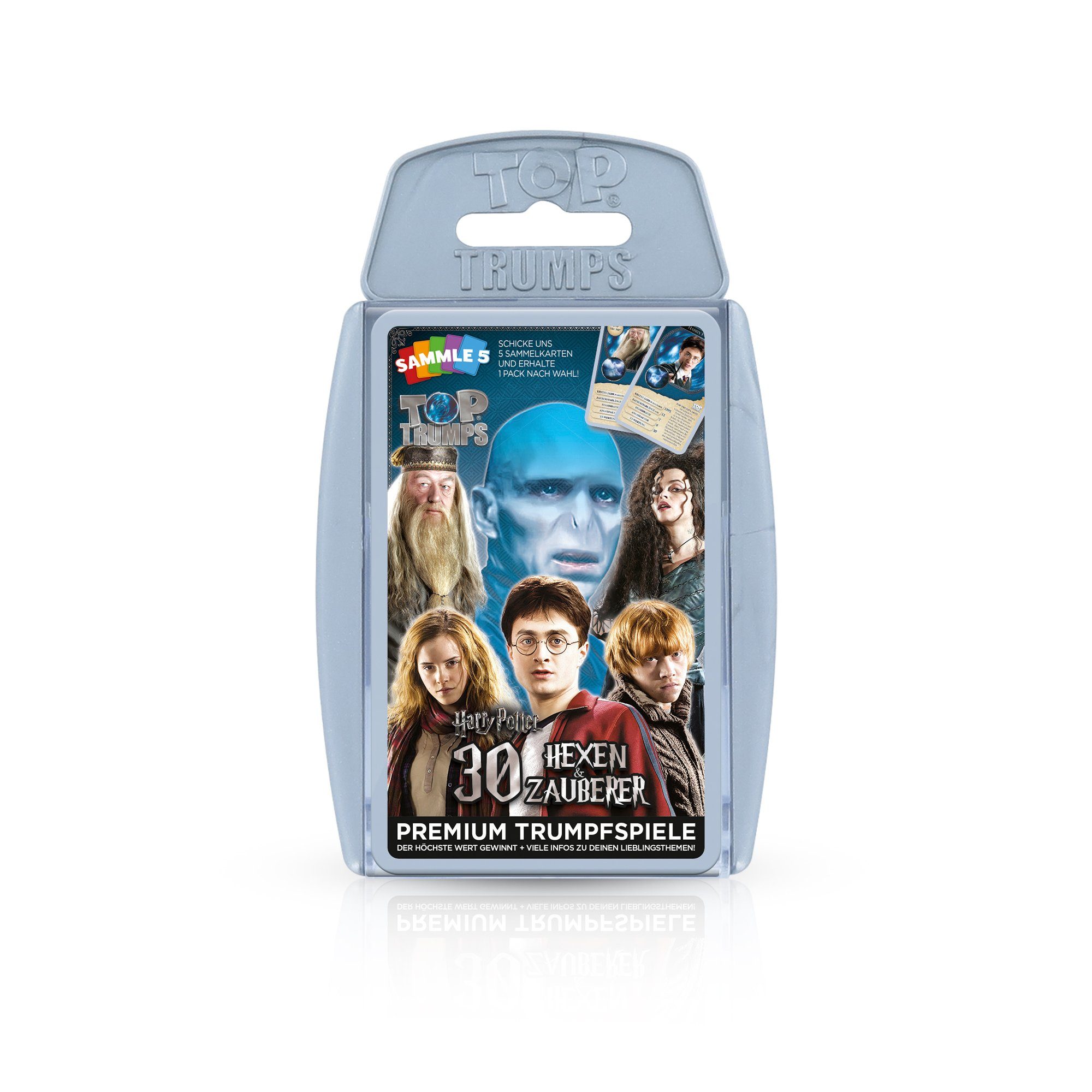 Winning Moves Spiel Top Trumps Harry Potter 30 Hexen und Zauberer, Quartett