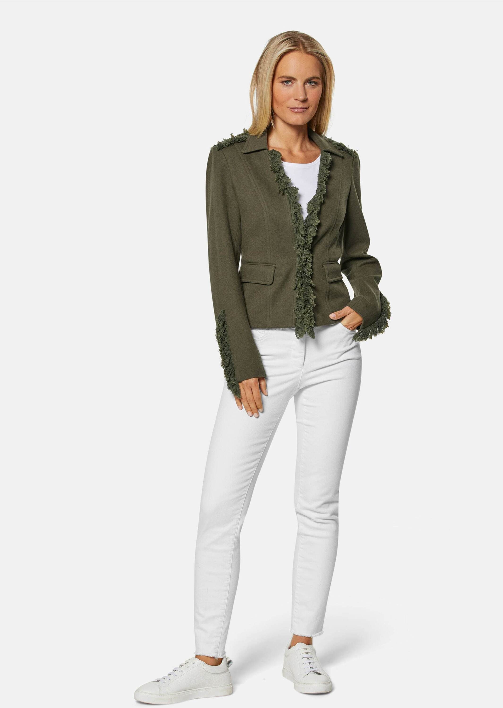 MADELEINE Kurzblazer Blazer mit Fransen günstig online kaufen