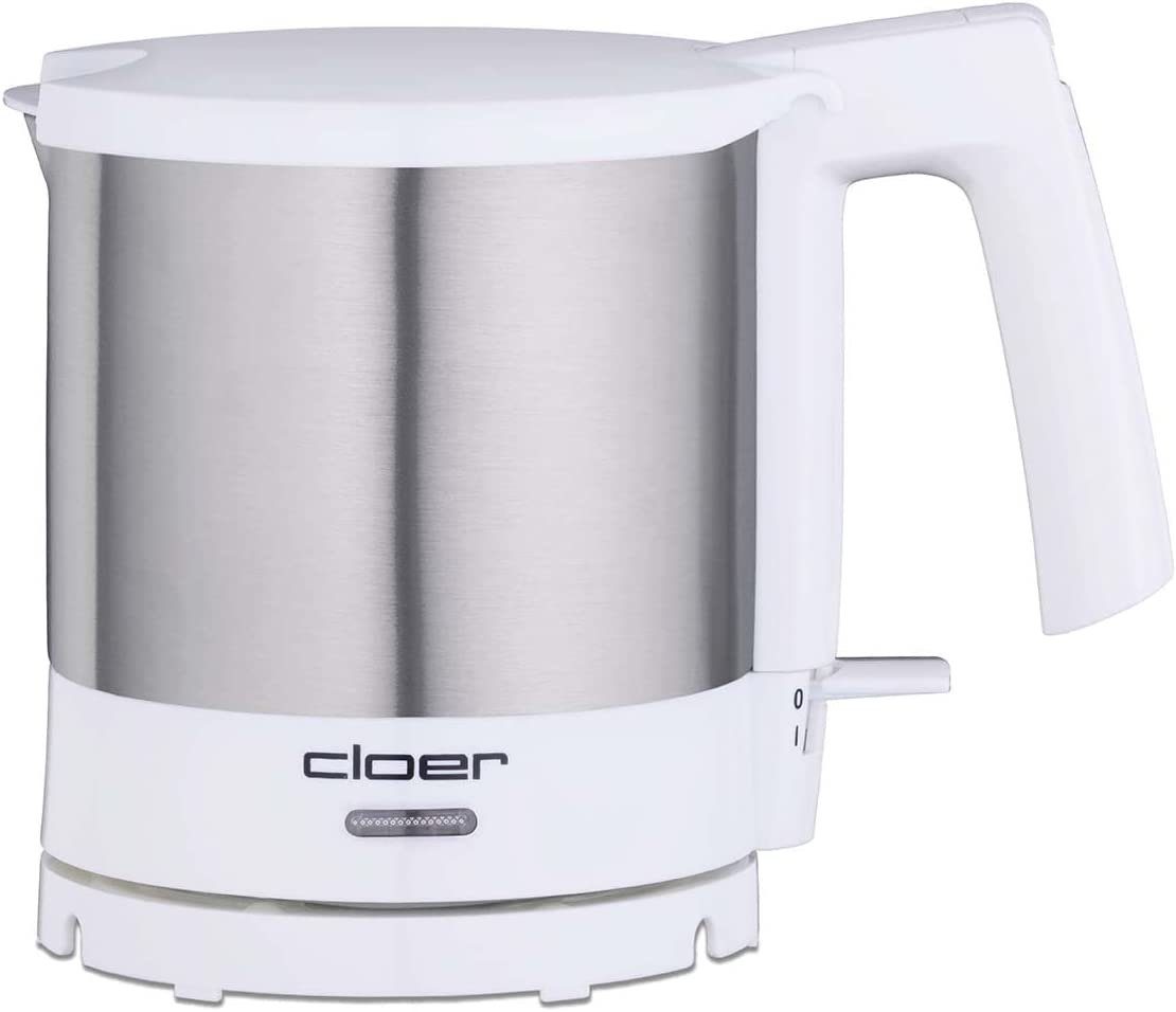 Cloer Wasserkocher 4721, 1.5 l, 1800 W weiß/Edelstahl