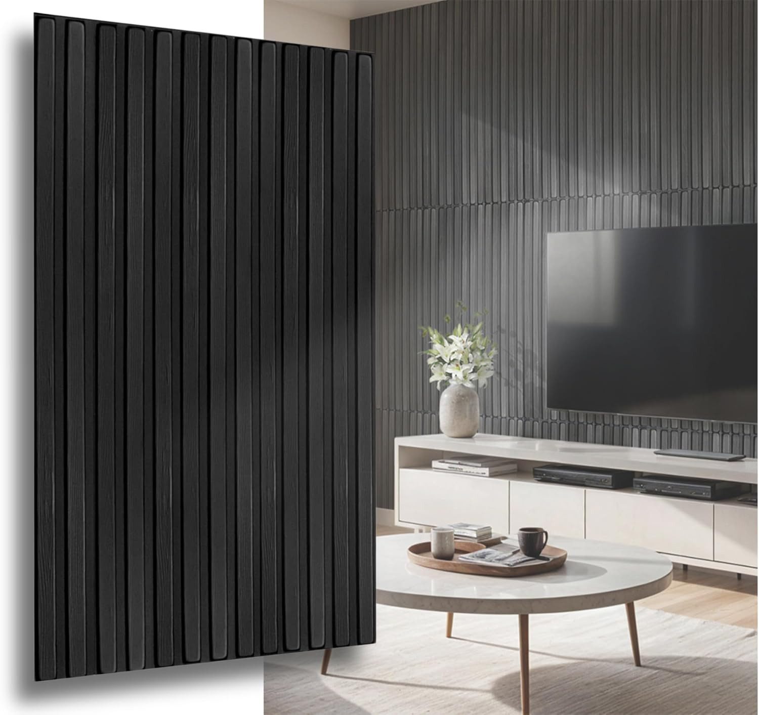 IKHEMalarka 3D Wandpaneel Betonoptik Marmor Ziegel aus Polystyrol Styropor XPS, BxL: 50,00x100,00 cm, 0,50 qm, (1 Stück, 0,5m) Deckenpaneelen - 3mm dick - 100x50cm