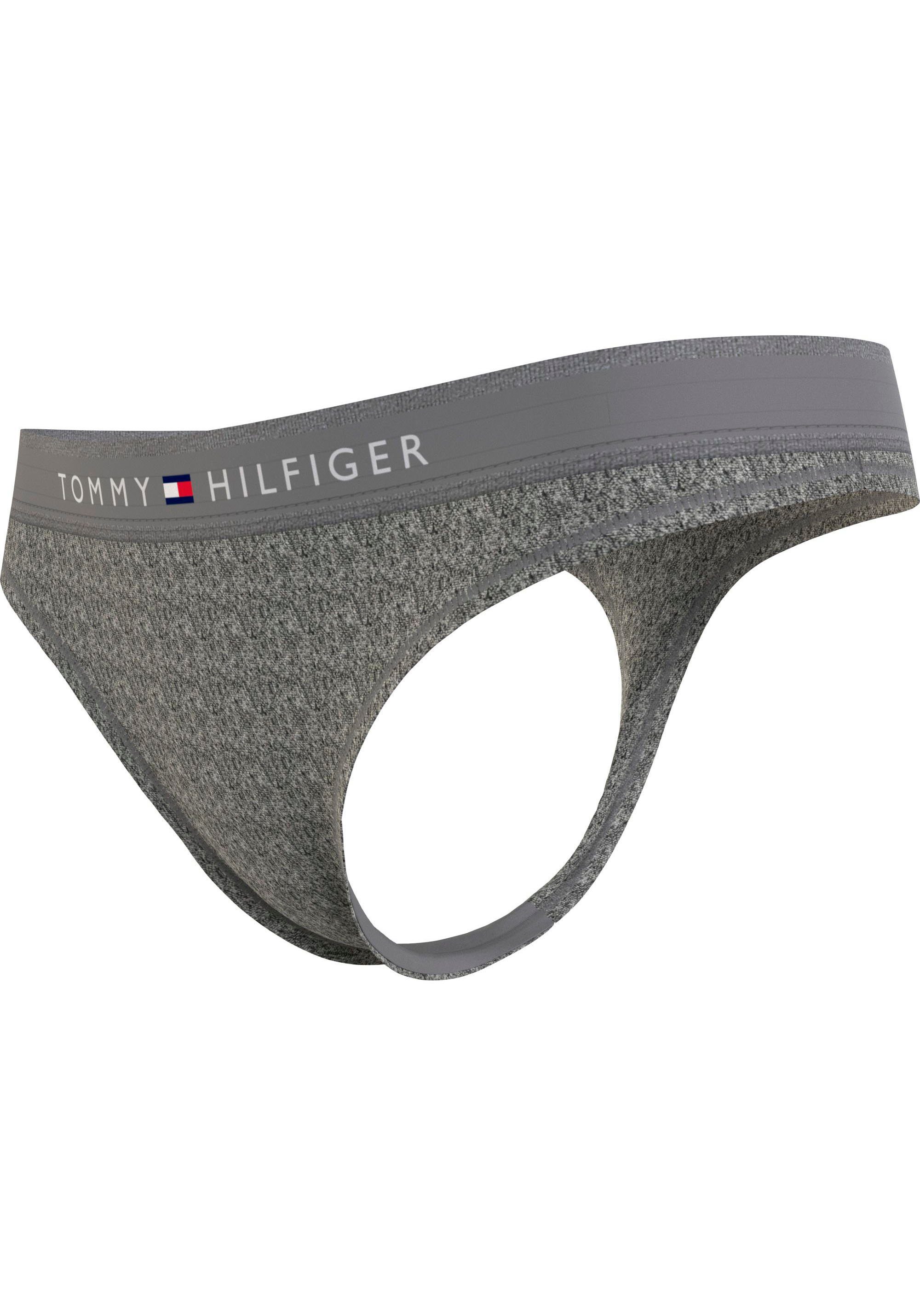 Tommy Hilfiger Underwear T-String THONG Hilfiger Dark_Grey_Ht Logobund SIZES) mit Tommy (EXT
