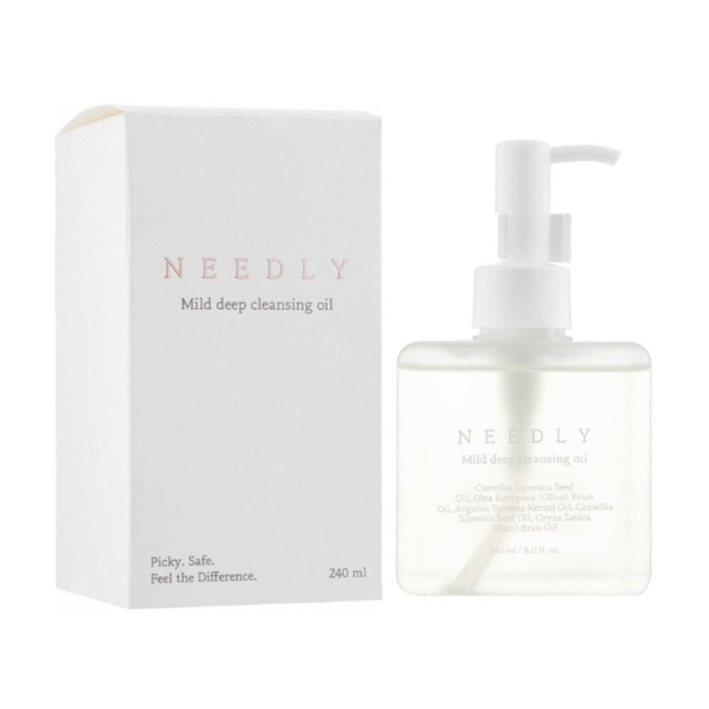 Needly Gesichts-Reinigungsmaske NEEDLY, Mild Deep Cleansing Oil - 240 ml, Mildes Reinigungsöl für alle Hauttypen, auch empfindliche Haut