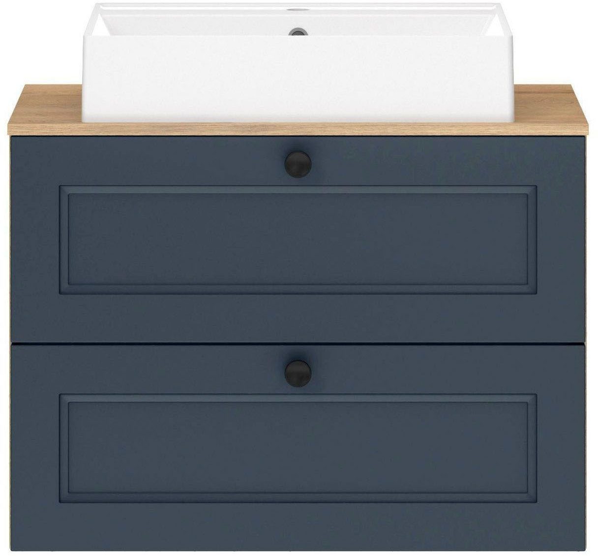 nobilia® Badmöbel-Set Cascada, vormontiert, mit Soft-Close