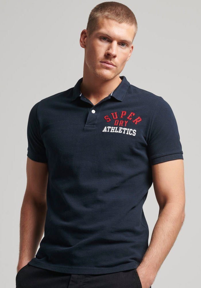 navy POLO Superdry SD-VINTAGE Poloshirt eclipse SUPERSTATE