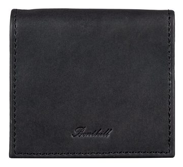 Benthill Mini Geldbörse Echt Leder Münzbörse mit Kleingeldschütte Slim Wallet für Münzen, Münzfach