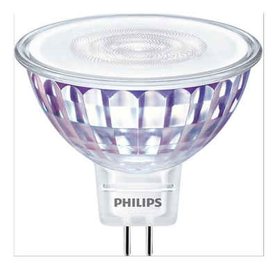 Philips »Philips LED GU5,3 MR16 7W = 50W 36° 660lm Neutralweiß 4000K DIMMBAR« LED-Leuchtmittel, GU 5,3, Neutralweiß, dimmbar