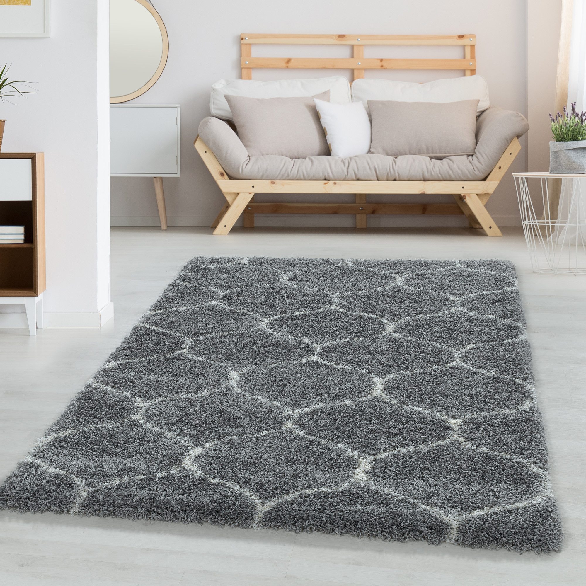 Carpettex Hochflor-Teppich Skandinavisches Design, Läufer, Höhe: 30 mm, Run günstig online kaufen