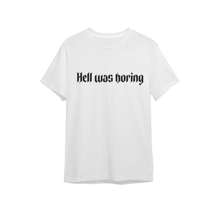Bellmino T-Shirt Herren T Shirt -Hell was boring