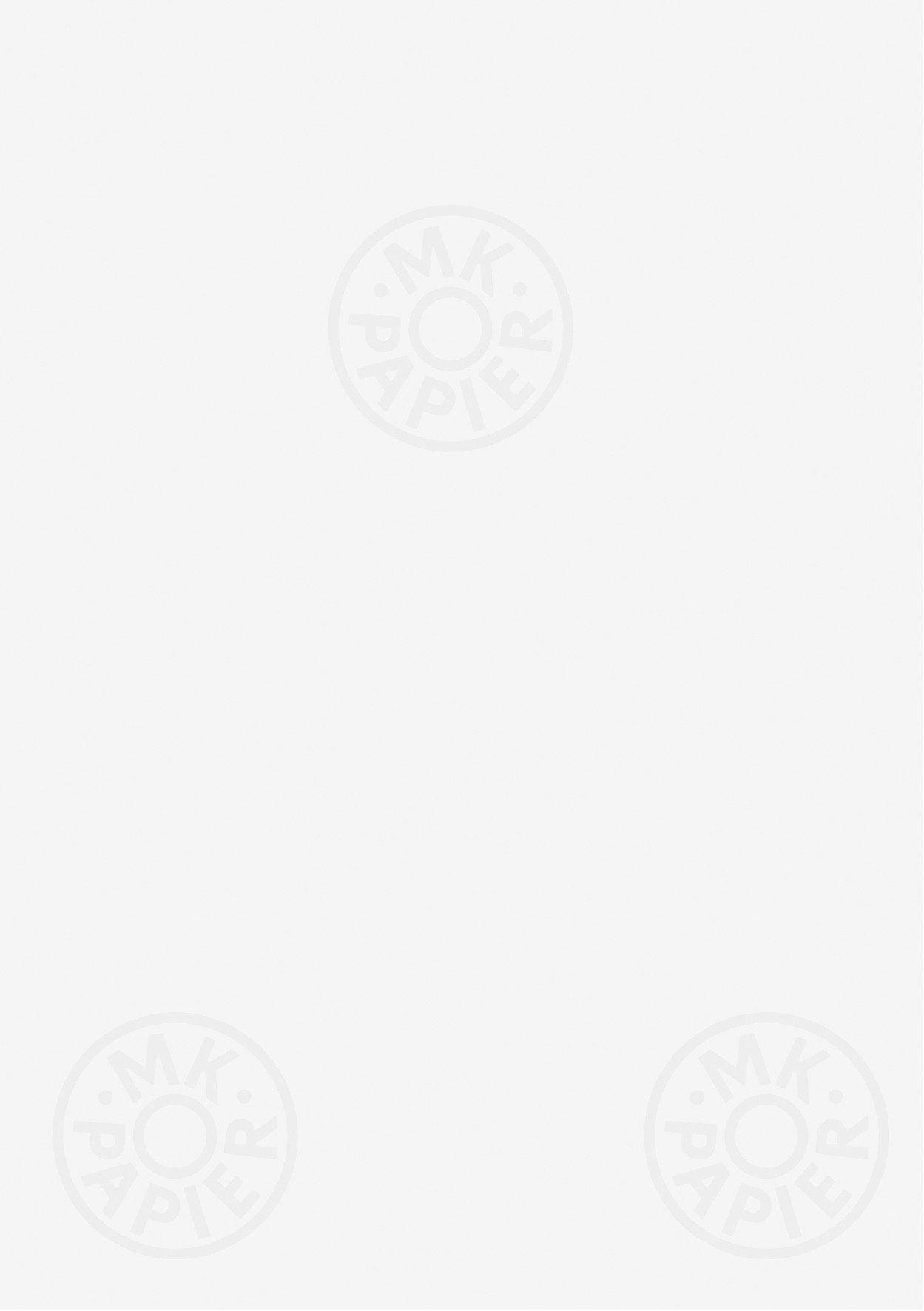 BRUNNEN Briefumschlag mit Wasserzeichen MK Papier weiß DIN A4 95 g/qm 100 Blatt