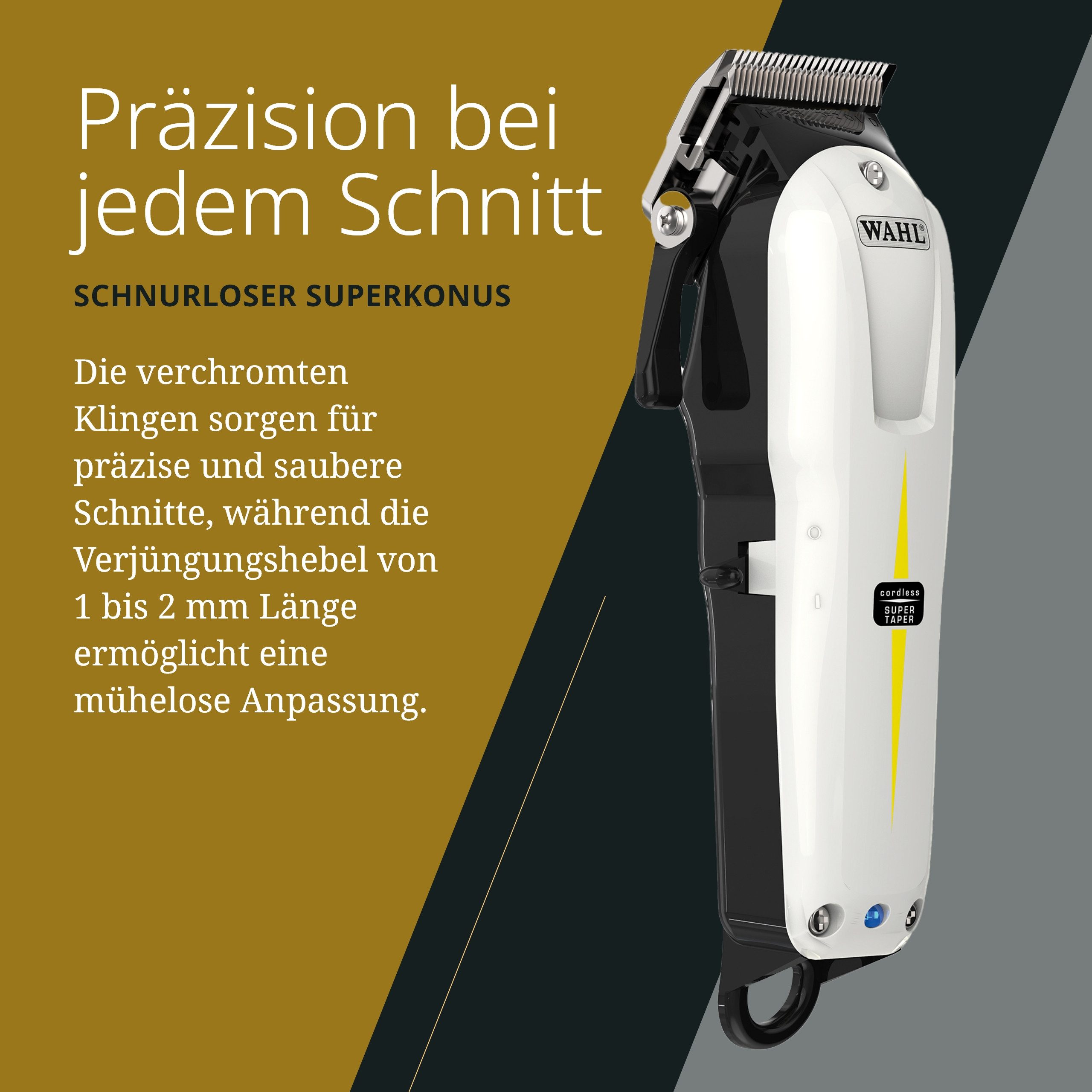 WAHL GmbH Haar- und Bartschneider Wahl Super Taper, Beret und Case-Haarschneider und Haartrimmer im Set