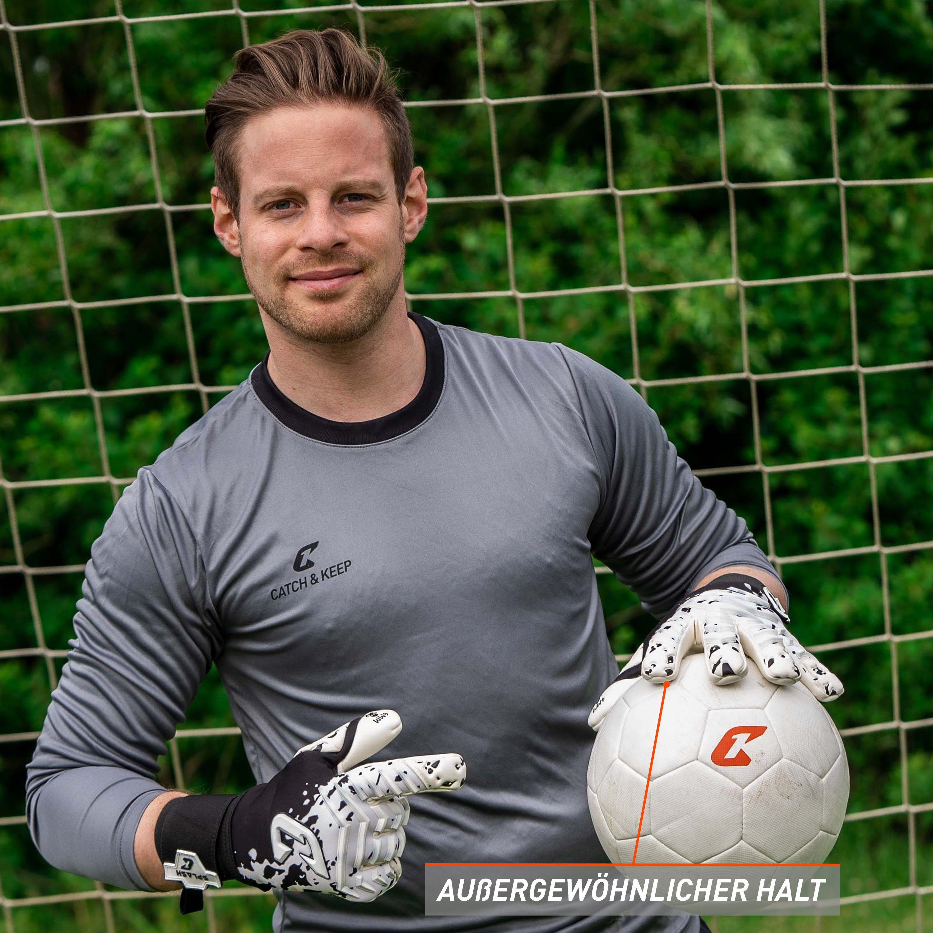 Catch & Keep Torwarthandschuhe Splash Profi Torwarthandschuhe