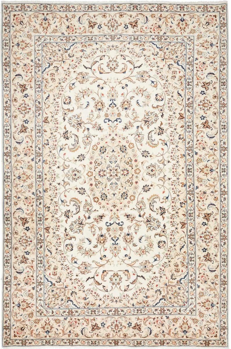 Orientteppich Keshan 200x305 Handgeknüpfter Orientteppich / Perserteppich, Nain Trading, rechteckig, Höhe: 12 mm