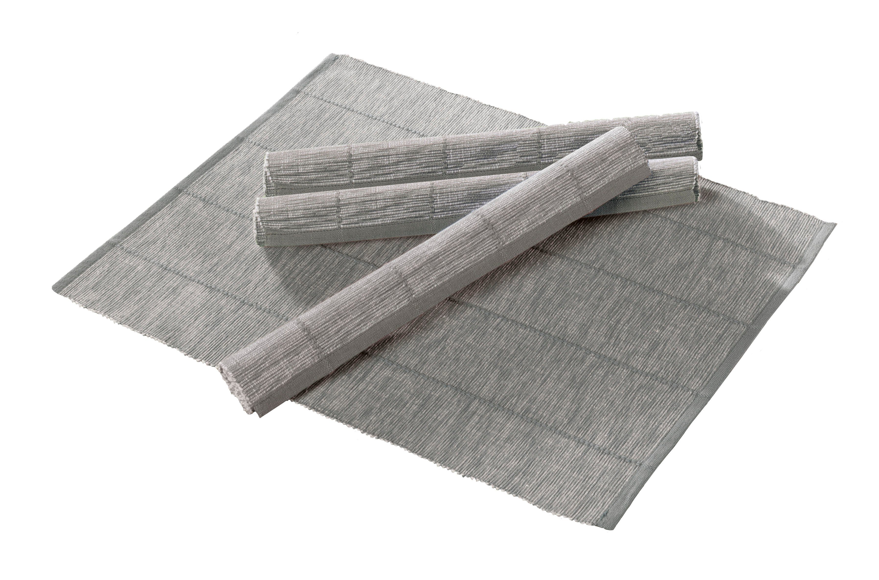 HSC Home-Style-Creation GmbH Platzset Anni, (Set, 4-St., Platzdecken), Ideal als Untersetzer oder Tischdeko