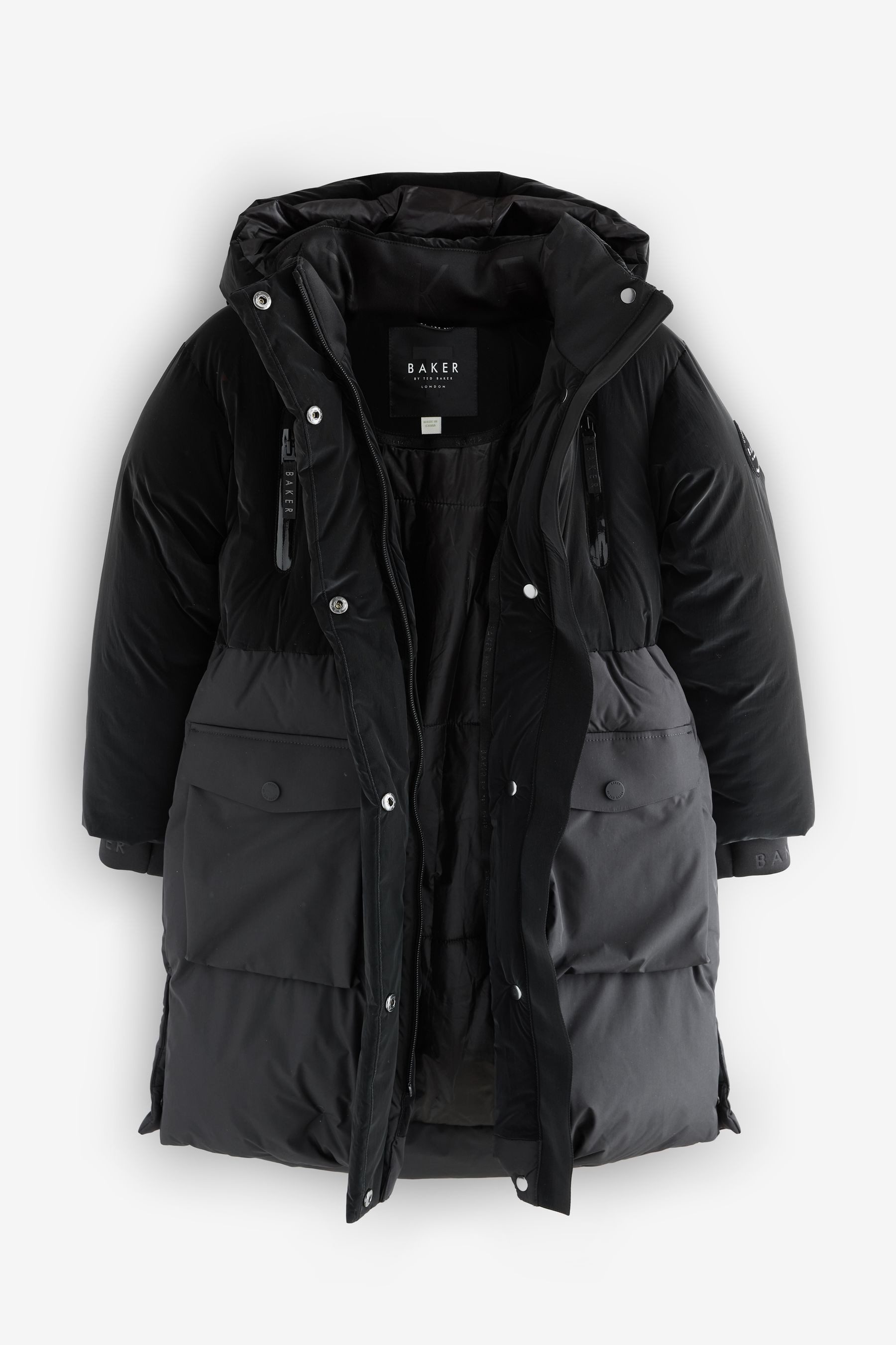 Baker by Ted Baker Steppmantel Baker by Ted Baker Langer wasserabweisender Parka (1-tlg)