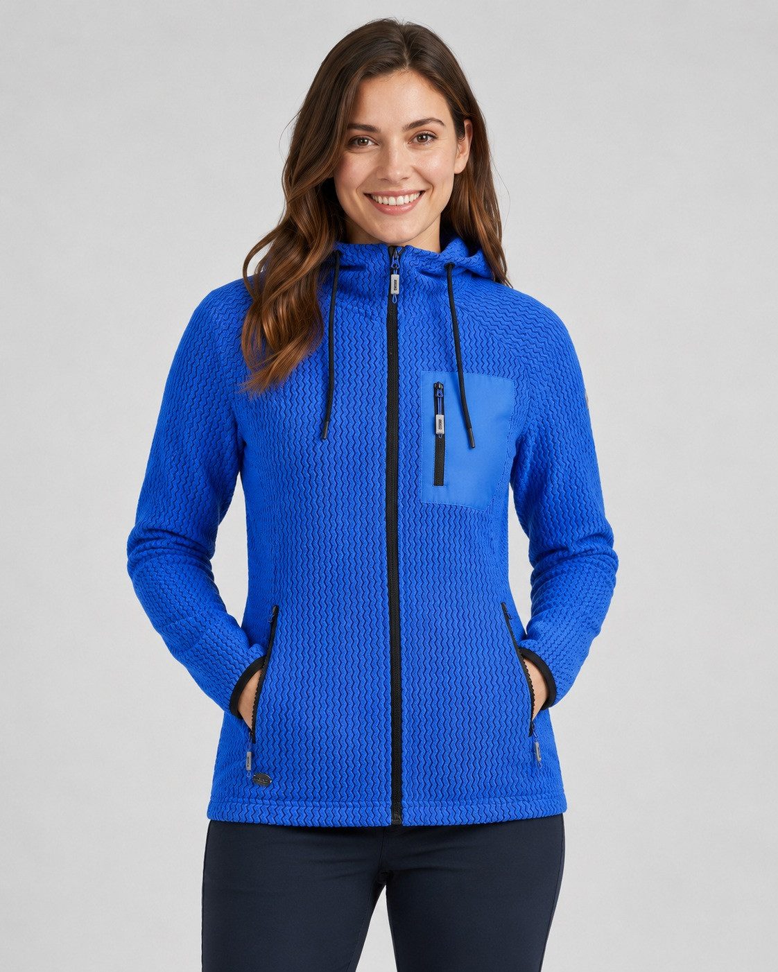 LPO Fleecejacke WEYA CS Midlayer, Funktionsjacke Zig-Zag Airfleece