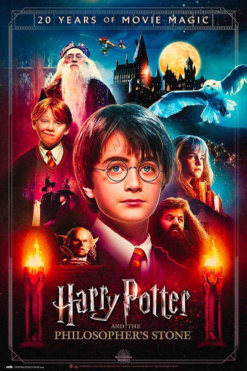 Grupo Erik Poster »Harry Potter und der Stein der Weisen Poster, 20 Years.. 61 x 91,5 cm« online