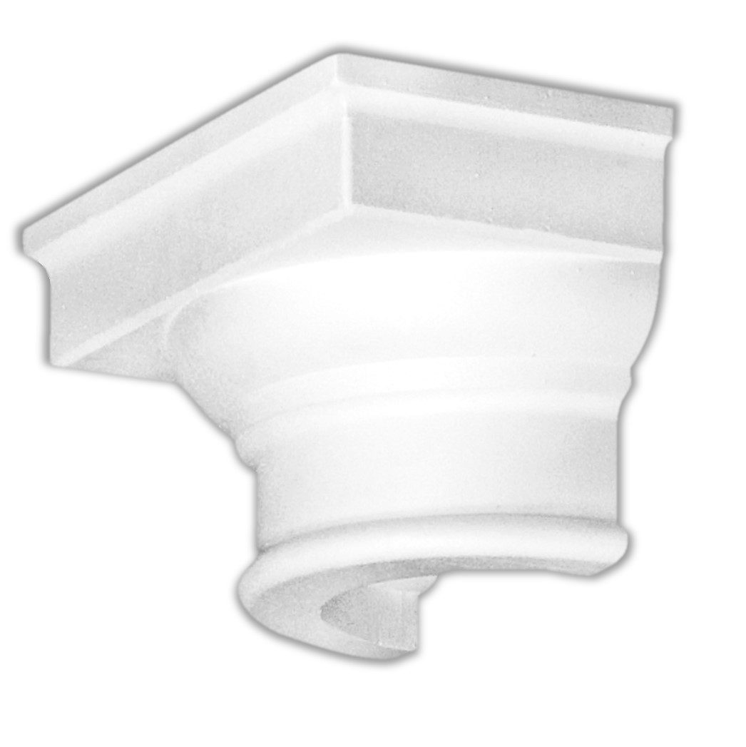 Homestar Dekosäule Halbsäule Kapitell G/H, Длина 185 mm, attraktives Gestaltungselement für den Innenraum