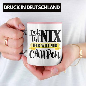 Trendation Tasse Trendation - Wohnwagen Camper Tasse Geschenke Wohnmobil Männer Campingwagen Geschenkidee Zubehör Camping Opa Oma Rentner Lustig Grafik