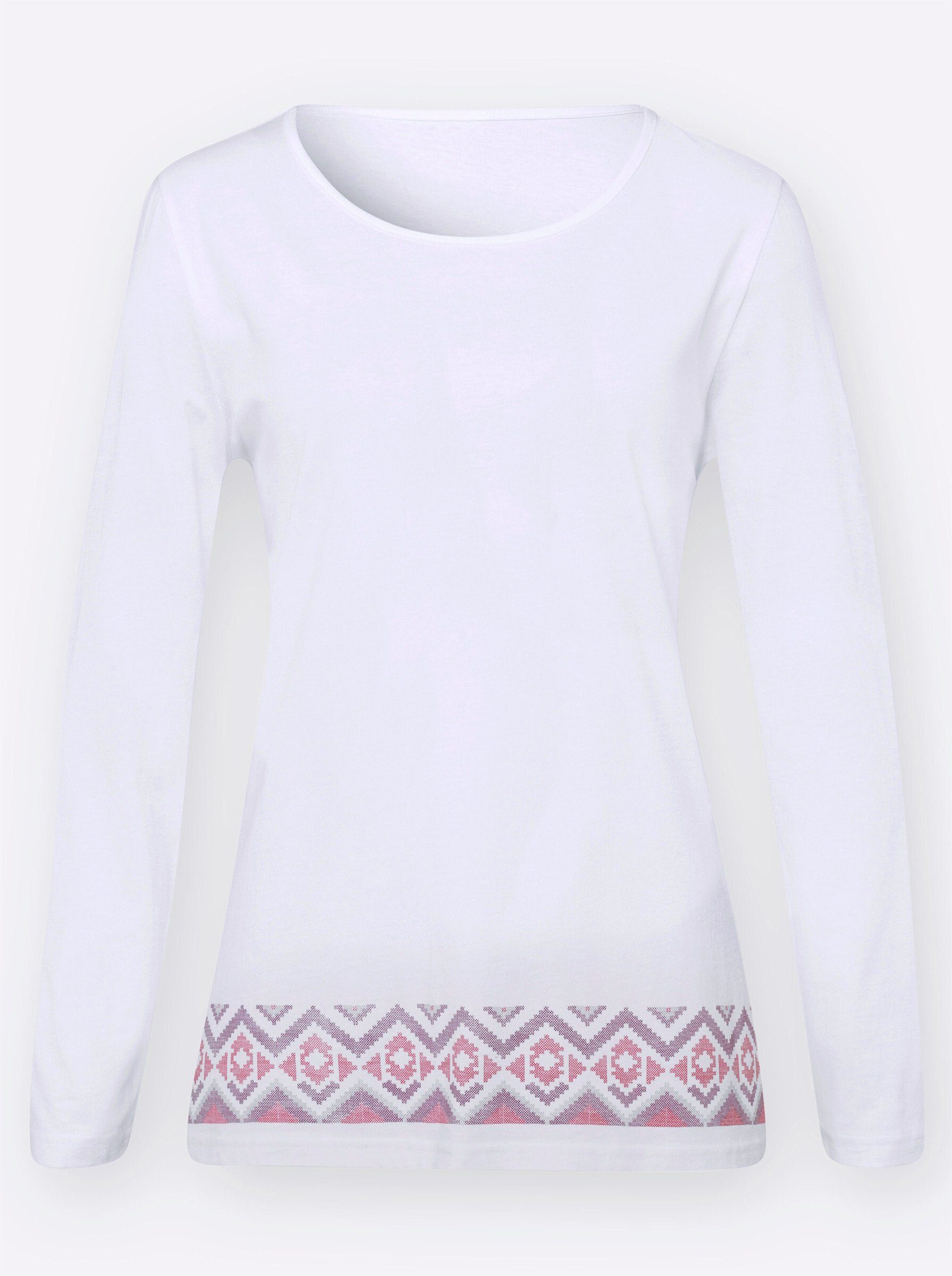 Sieh an! T-Shirt Langarmshirt .