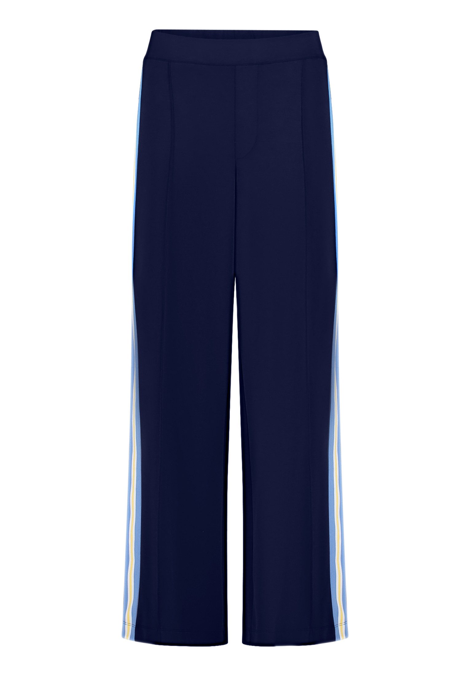 Cartoon Stoffhose Damen mit Galonstreifen günstig online kaufen