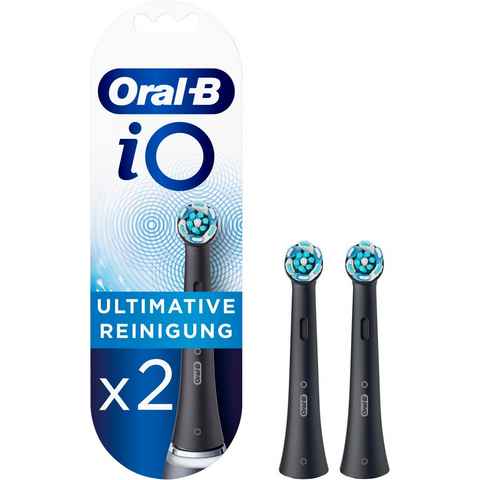 Oral-B Aufsteckbürsten iO Ultimative Reinigung BLACK, iO Technologie