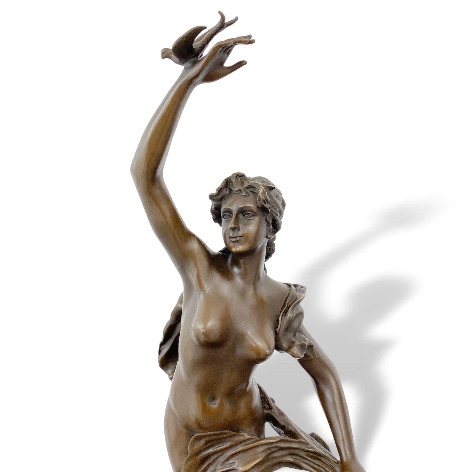 - Figur nach Akt Bronzeskulptur 72cm Skulptur Antik-Stil Aubaho Moreau Bronze Re Kopie