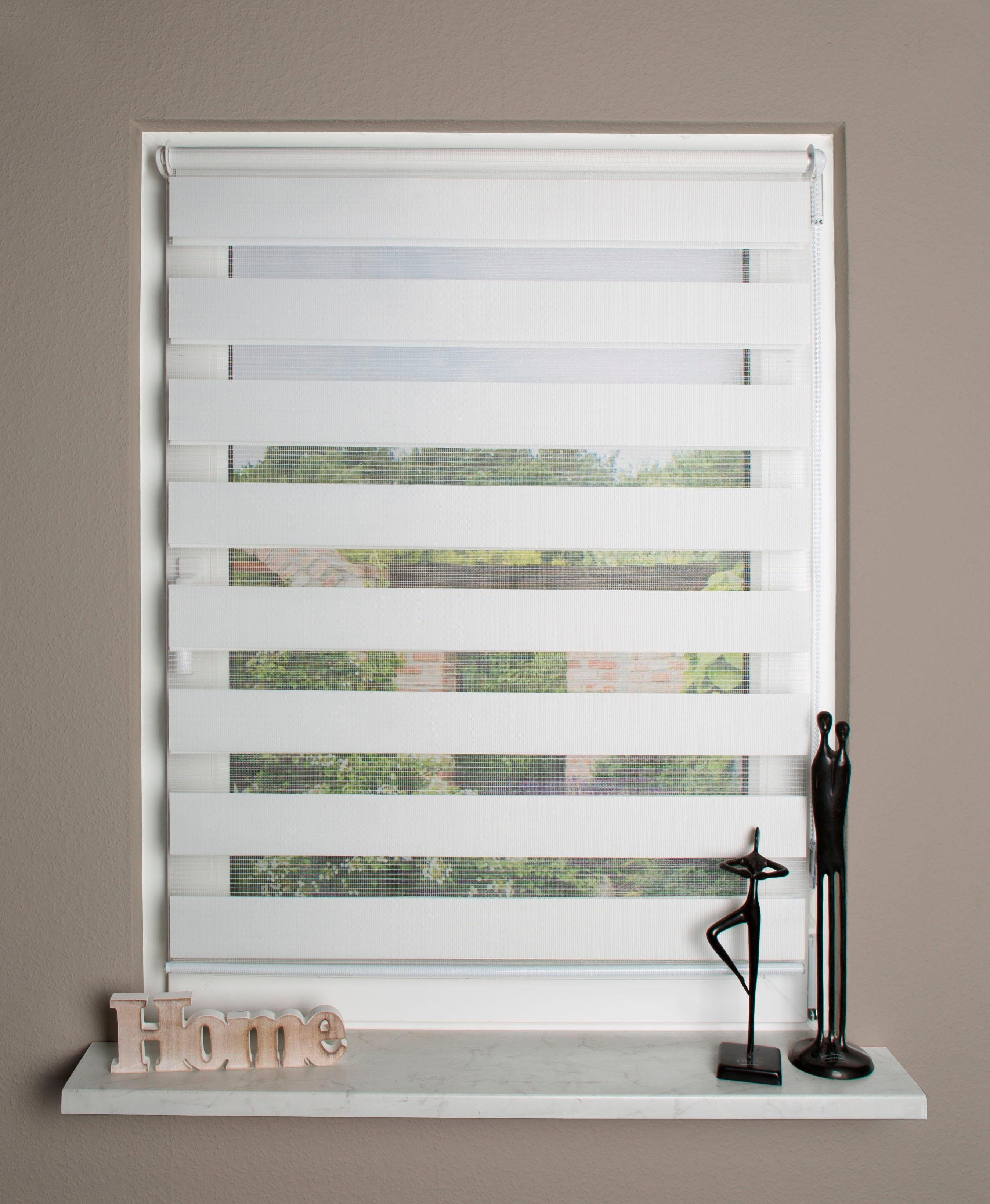 Doppelrollo STRIPES, HOME WOHNIDEEN, Lichtschutz, ohne Bohren, Klemmfix günstig online kaufen