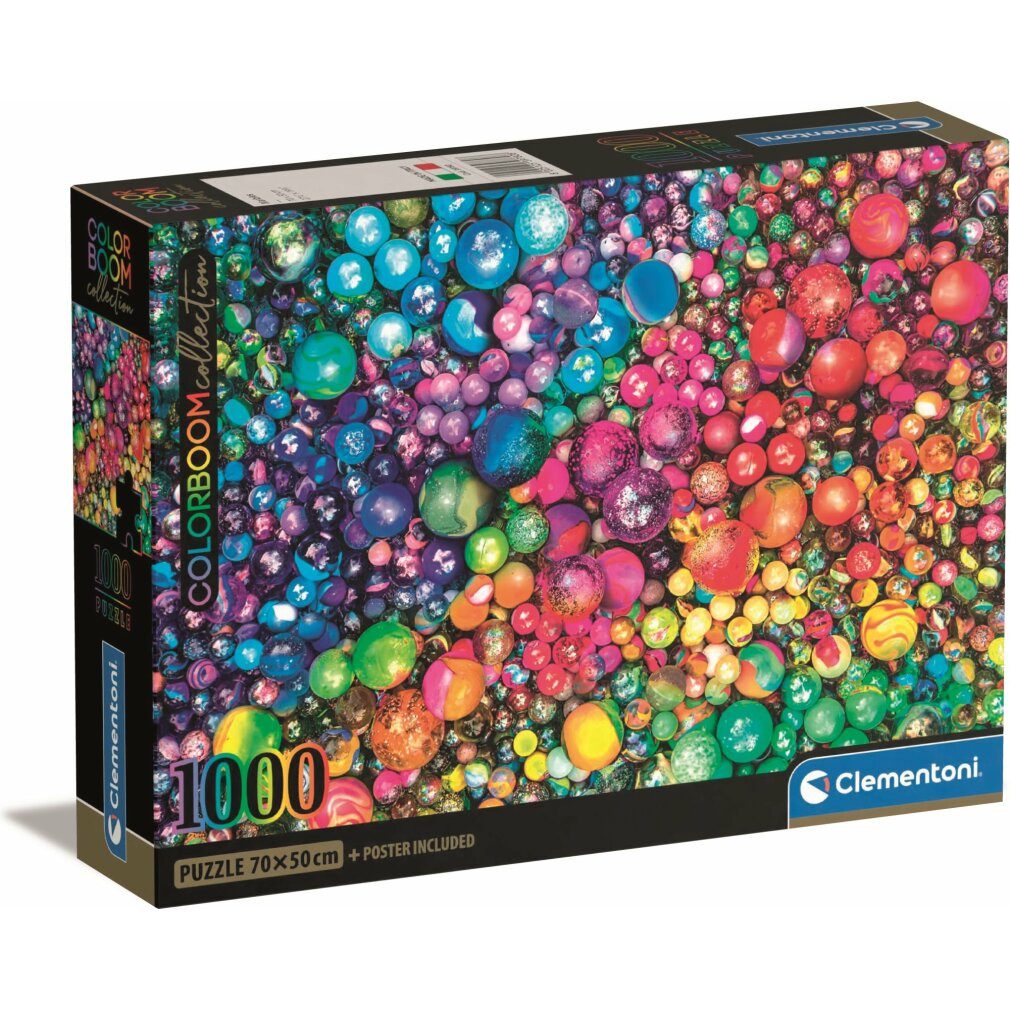Clementoni® Puzzle CLEMENTONI Puzzle ColorBoom: Beautiful Balls 1000 Teile, günstig online kaufen
