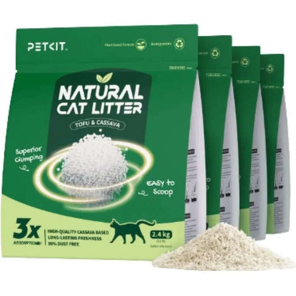 PETKIT Katzentoilette Petkit Natural Cat Litter - 4bags