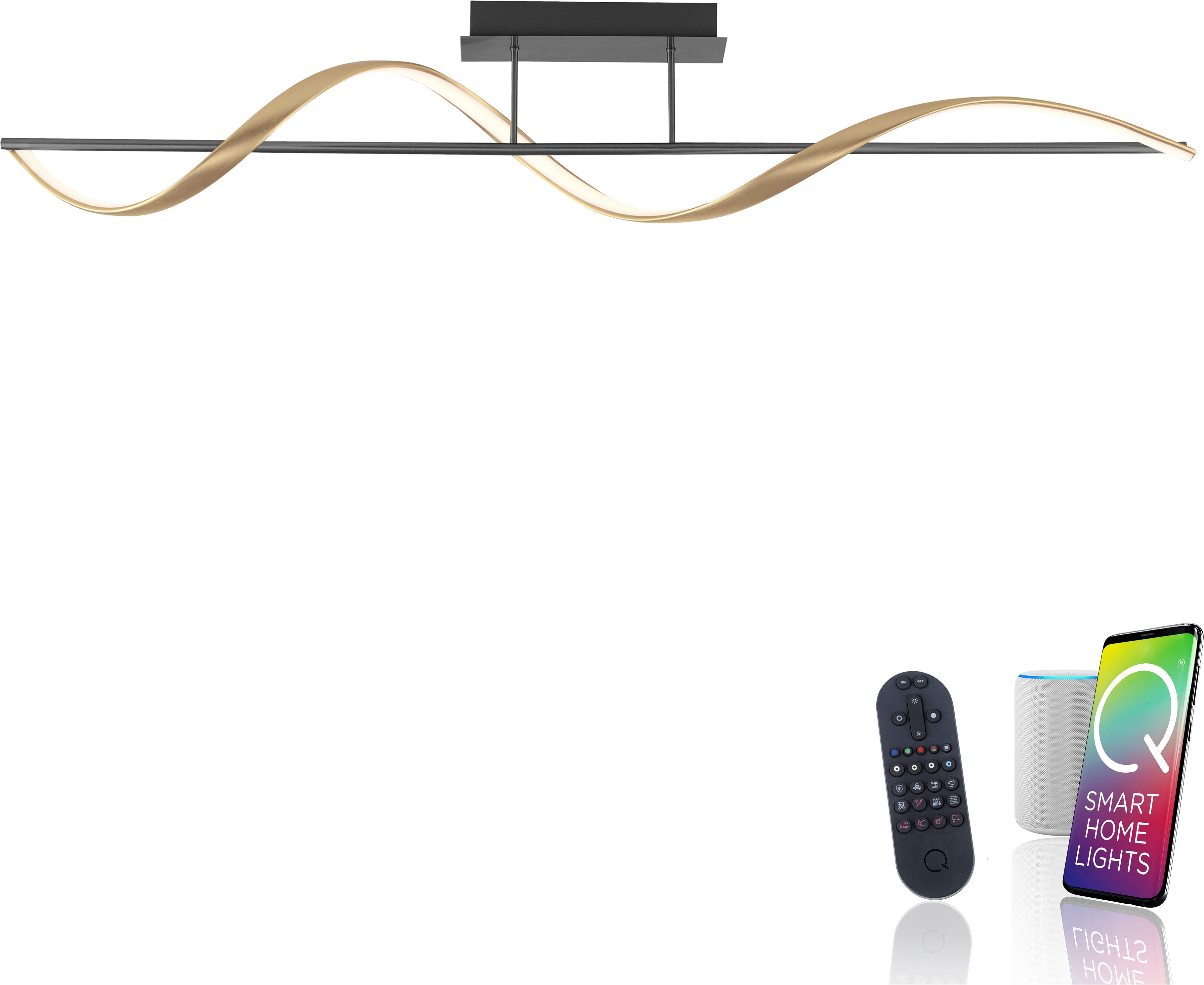 Neuhaus Q SMART HOME LIGHTS LED Deckenleuchte Q-SWING, Smart Home, LED fest integriert, warmweiß - kaltweiß