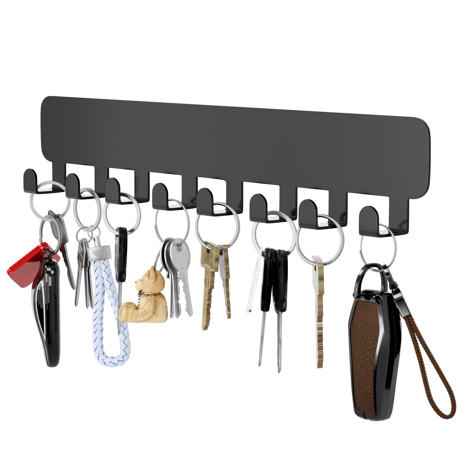 FOUORTUNATE-BEE Schlüsselbrett Schlüsselbrett mit 8Haken, Schlüssel Organizer Wand, (Schlüsselhalter für Wandhaken Dekor)