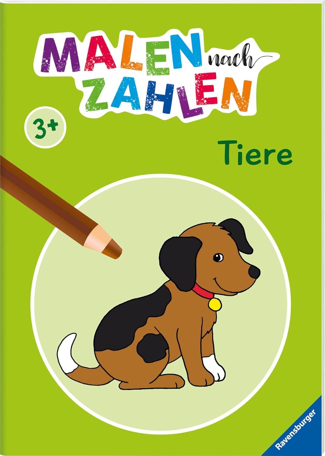 Ravensburger Spiel Malen nach Zahlen: Tiere - Perfekter Malspaß mit Erfolgsgarantie für k