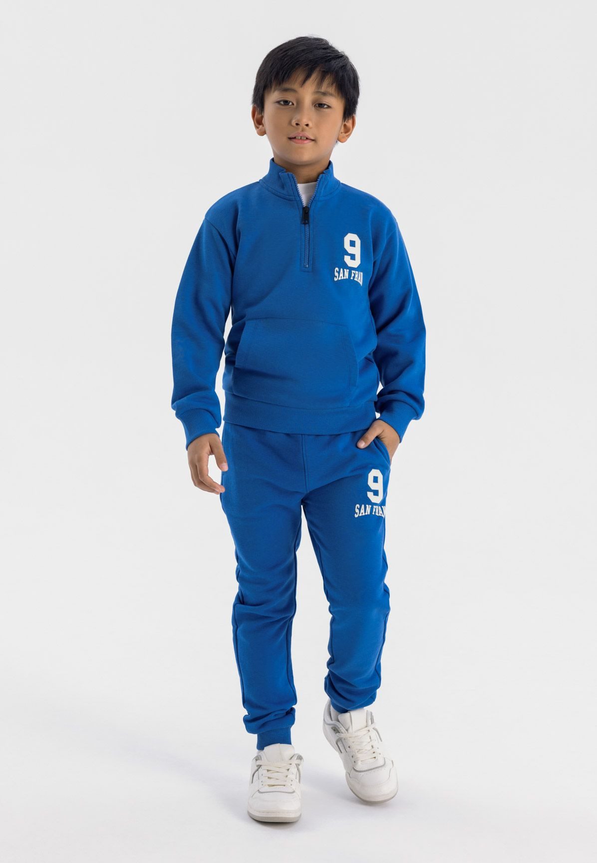 MINOTI Jogginganzug Trainingsanzug mit Stehkragen-Sweatshirt (12m-8y) günstig online kaufen