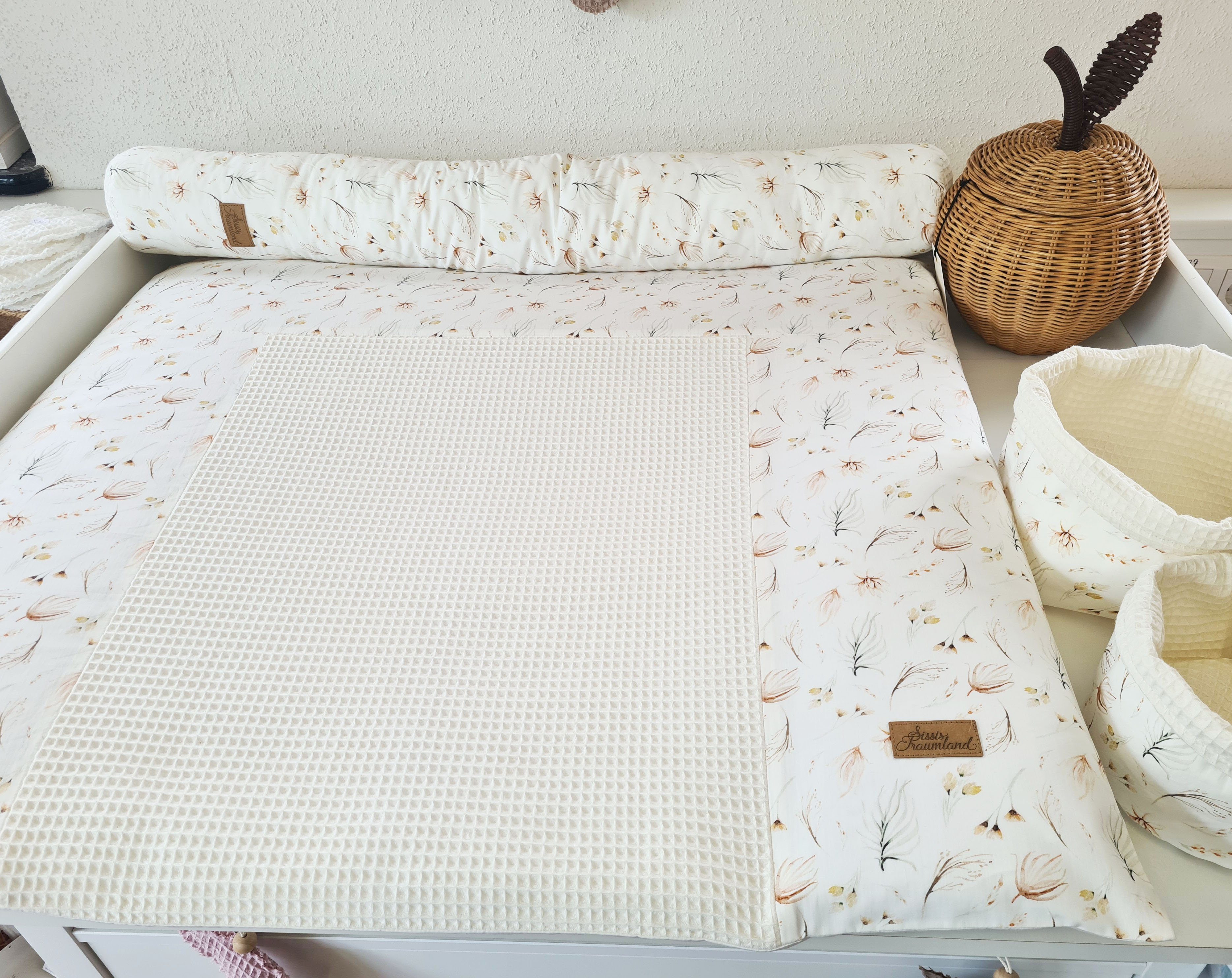 Sissis Traumland Коврикиbezug Blossom, ecru, 85cm x 75cm, made in Germany