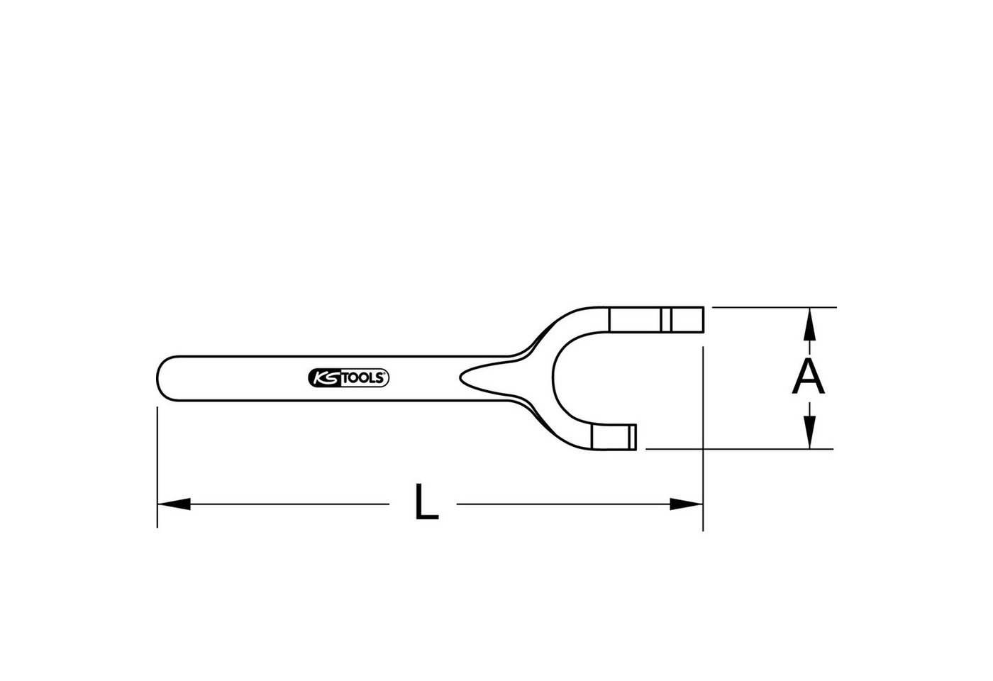 Thumbnail - KS Tools Montagewerkzeug KS TOOLS BRONZEplus Handradschlüssel Ø 36 x 60 mm - 963.8238