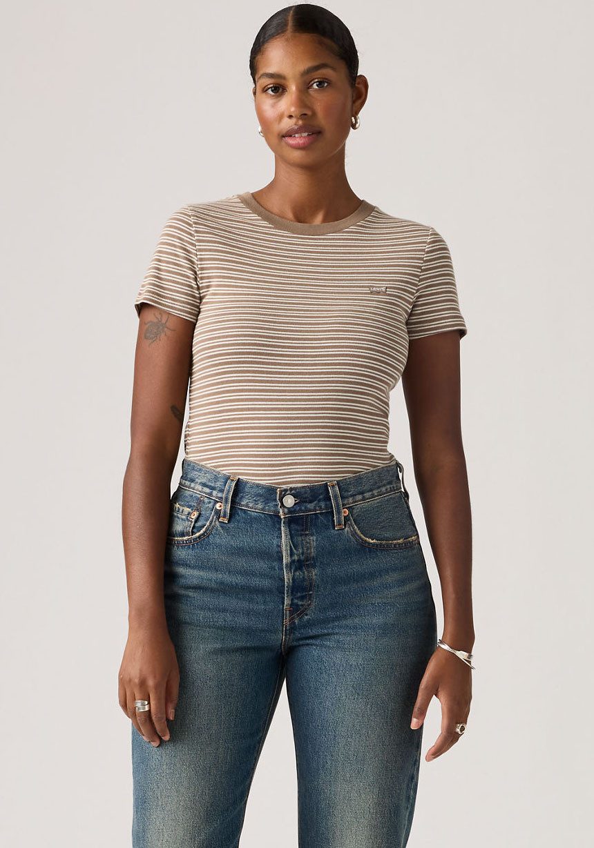 Levi's® T-Shirt ESSENTIAL HM SS TEE Taillierter Schnitt günstig online kaufen