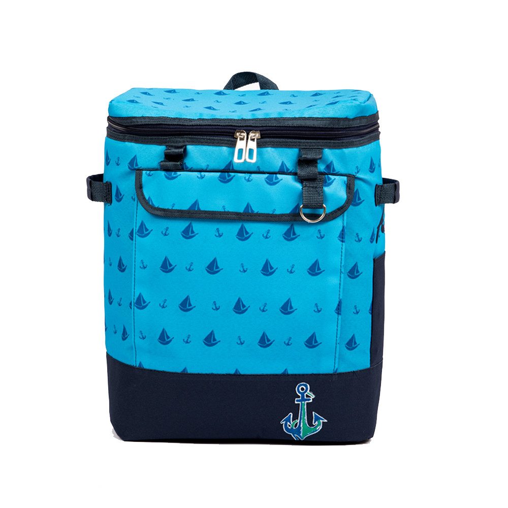 ANEMOSS Kühltasche Anemoss Marine Collection Sailboat Kühlrucksack – 25 l Thermo Lunchbox
