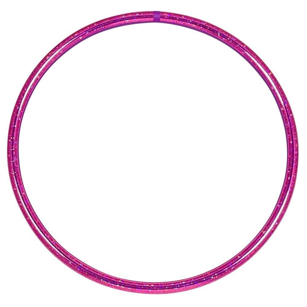 Hoopomania Hula-Hoop-Reifen Isolations Hula Hoop Reifen, Sternen Farben, Ø50cm, Pink