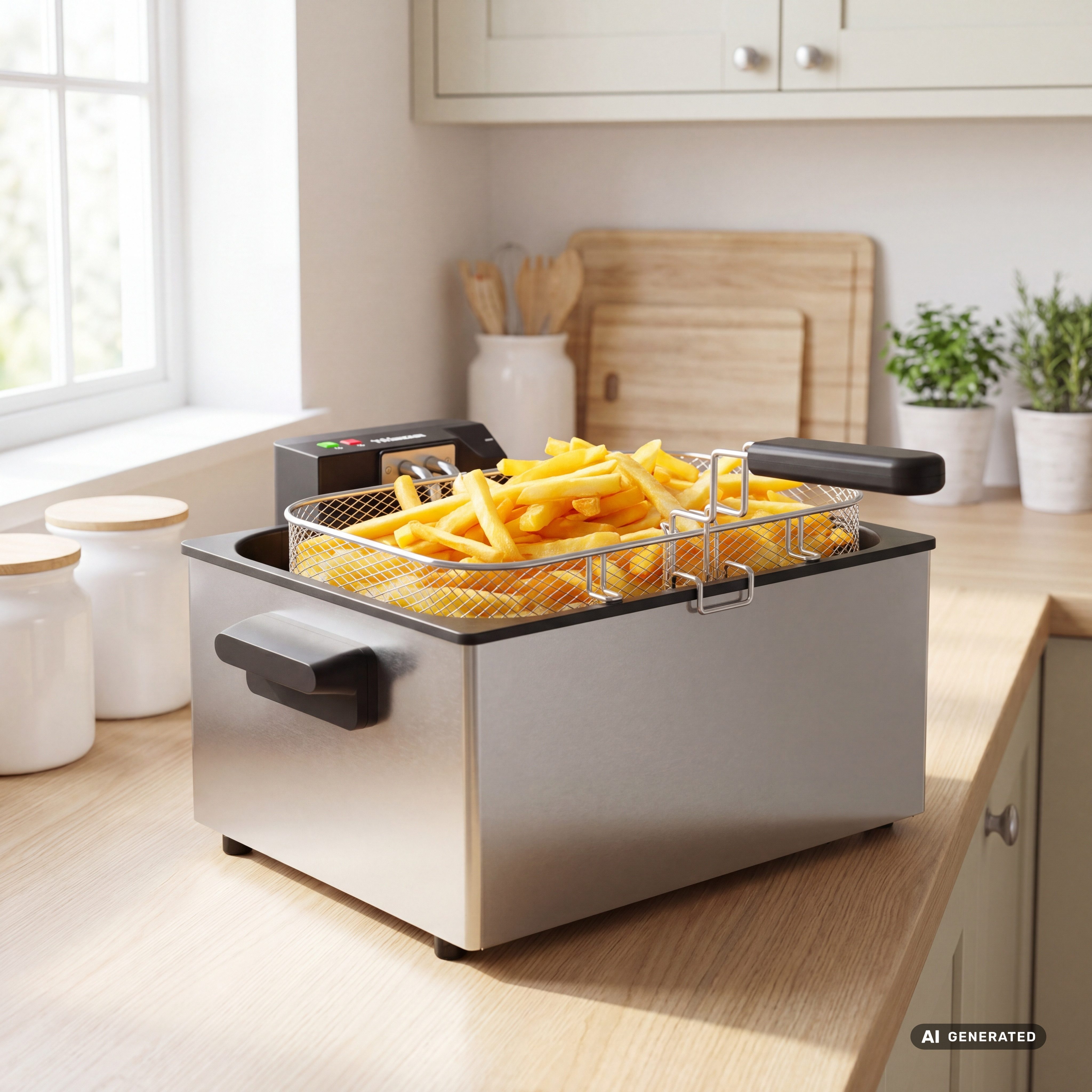 Tristar Fritteuse FR-9330, 3000 W, 5 L - Edelstahlgehäuse
