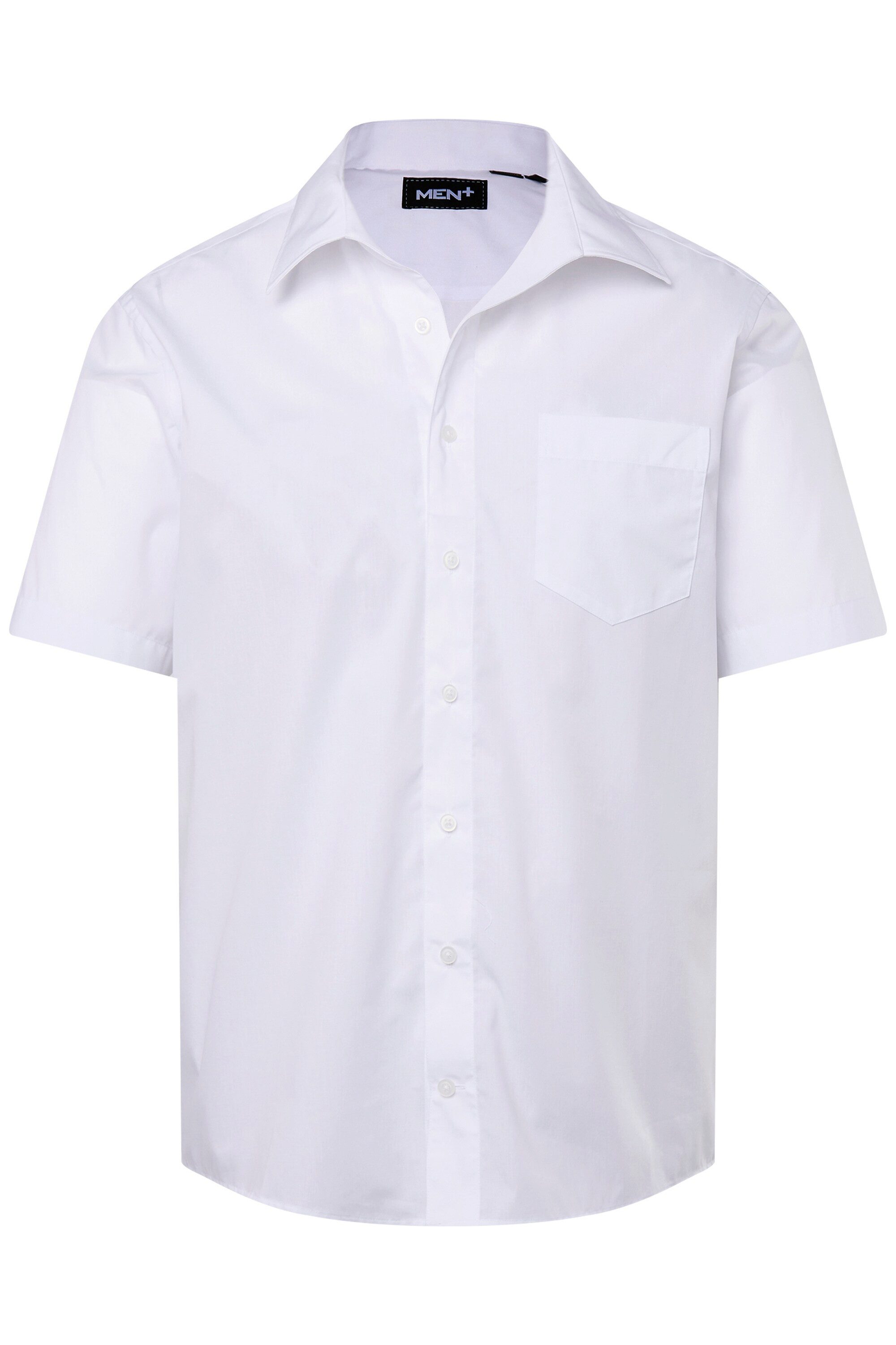 Men Plus Kurzarmhemd Men+ Businesshemd Halbarm EasyCare Vario-Kragen günstig online kaufen