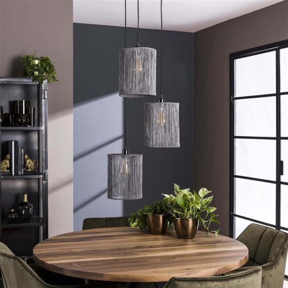 famlights Pendelleuchte Pendelleuchte Edgar in Silber günstig online kaufen