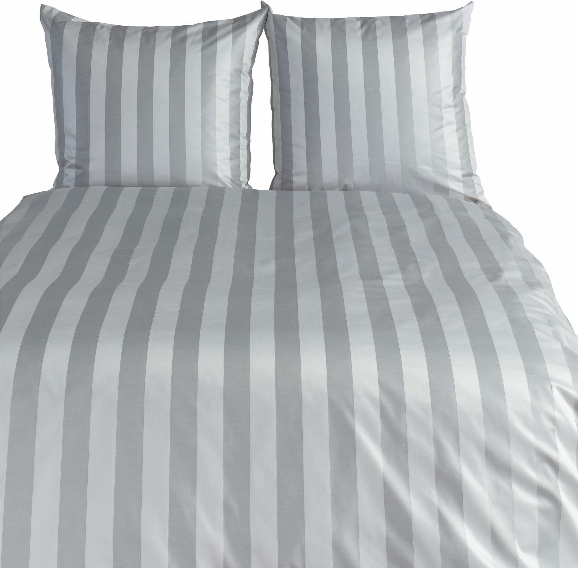 Curt Bauer Kissenbezug Como, (1 Stück), Blockstreifen