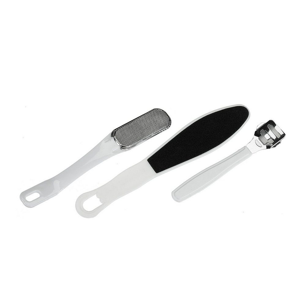 Wellys Hornhautfeile Fußpflege-Set 3-teilig
