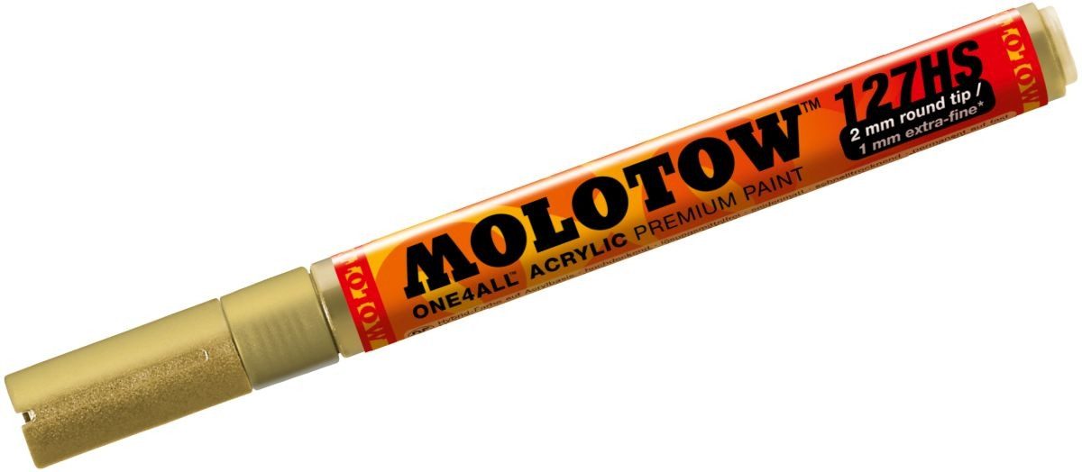 Permanentmarker Permanentmarker One4All 127 HS nachfüllbar 2mm metallic gold (6 Stück)