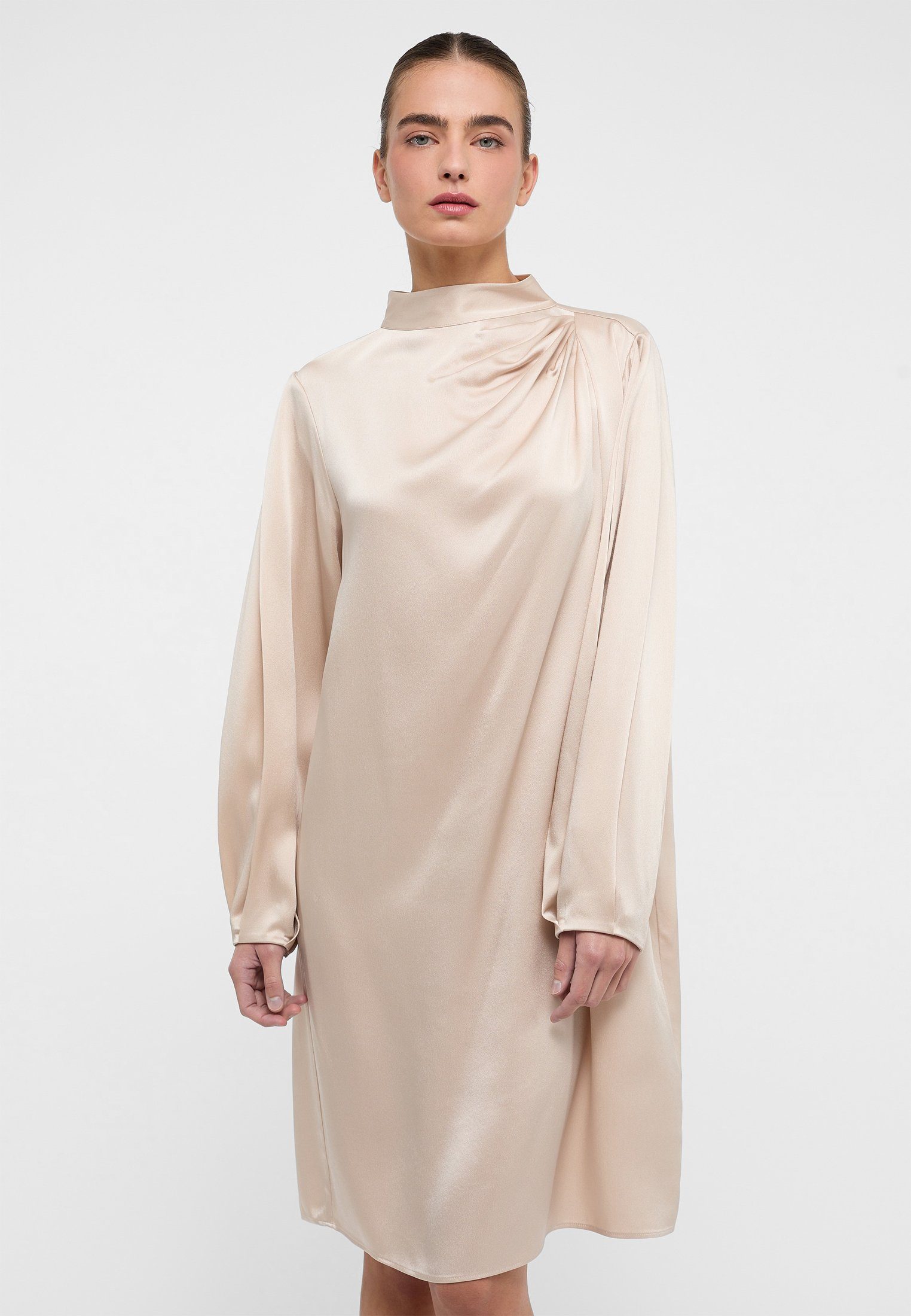 Eterna Blusenkleid LOOSE FIT beige | Blusenkleider