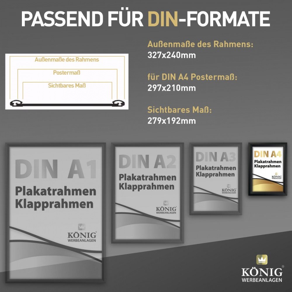 Dreifke Rahmen 10 Dreifke® Plakatrahmen DIN günstig online kaufen